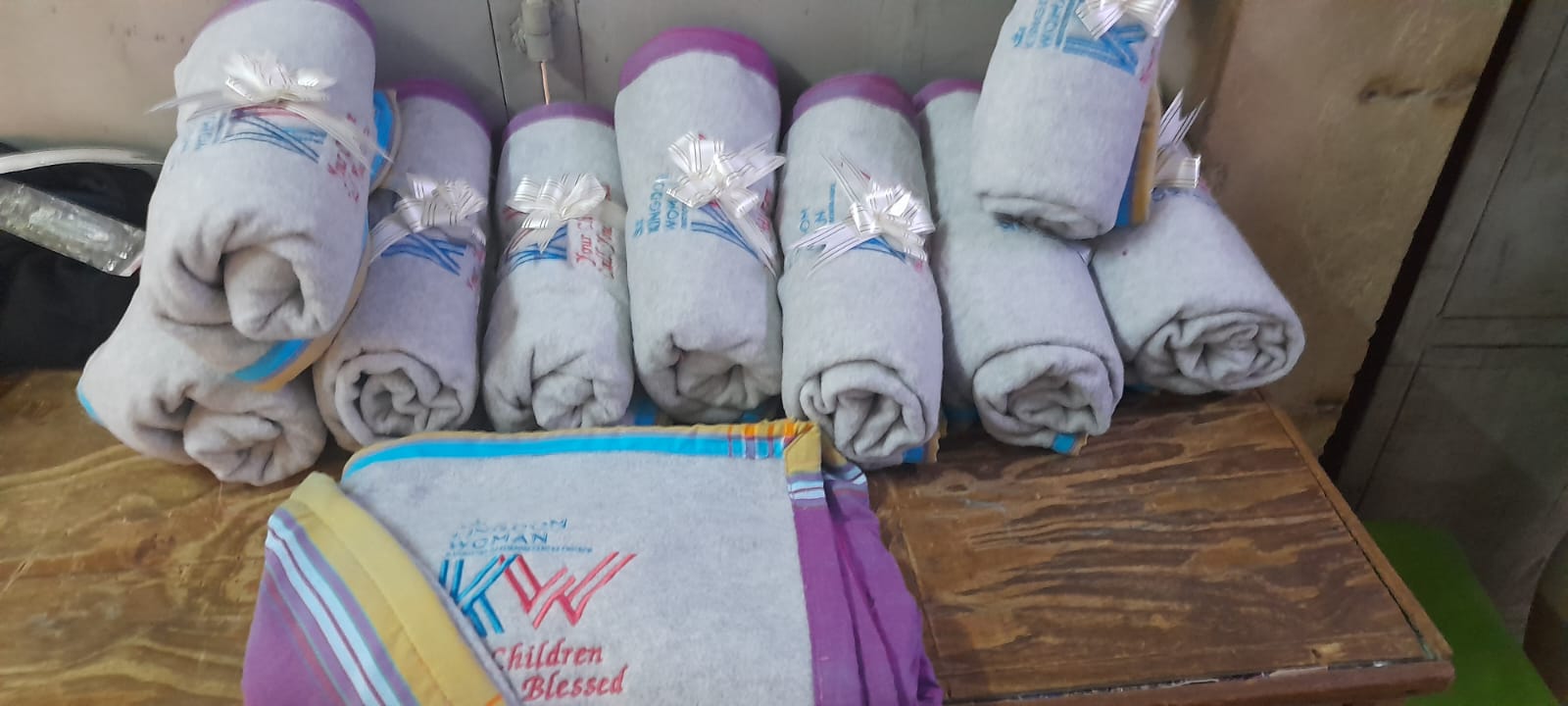 Fleece blanket branding